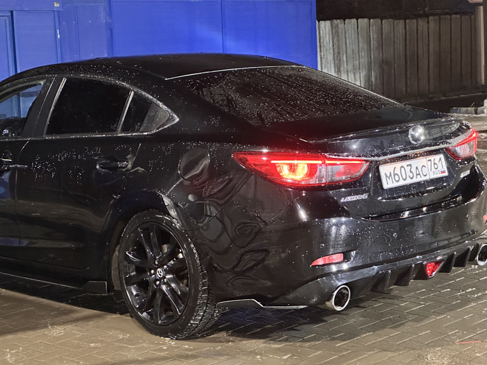 Элероны заднего бампера — Mazda 6 (3G) GJ, 2 л, 2016 года | тюнинг | DRIVE2