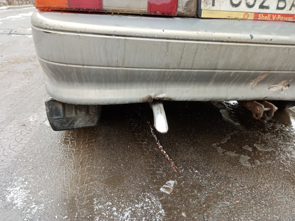 Самодельная насадка на глушитель — Lada 2113, 1,6 л, 2007 года | своими ...