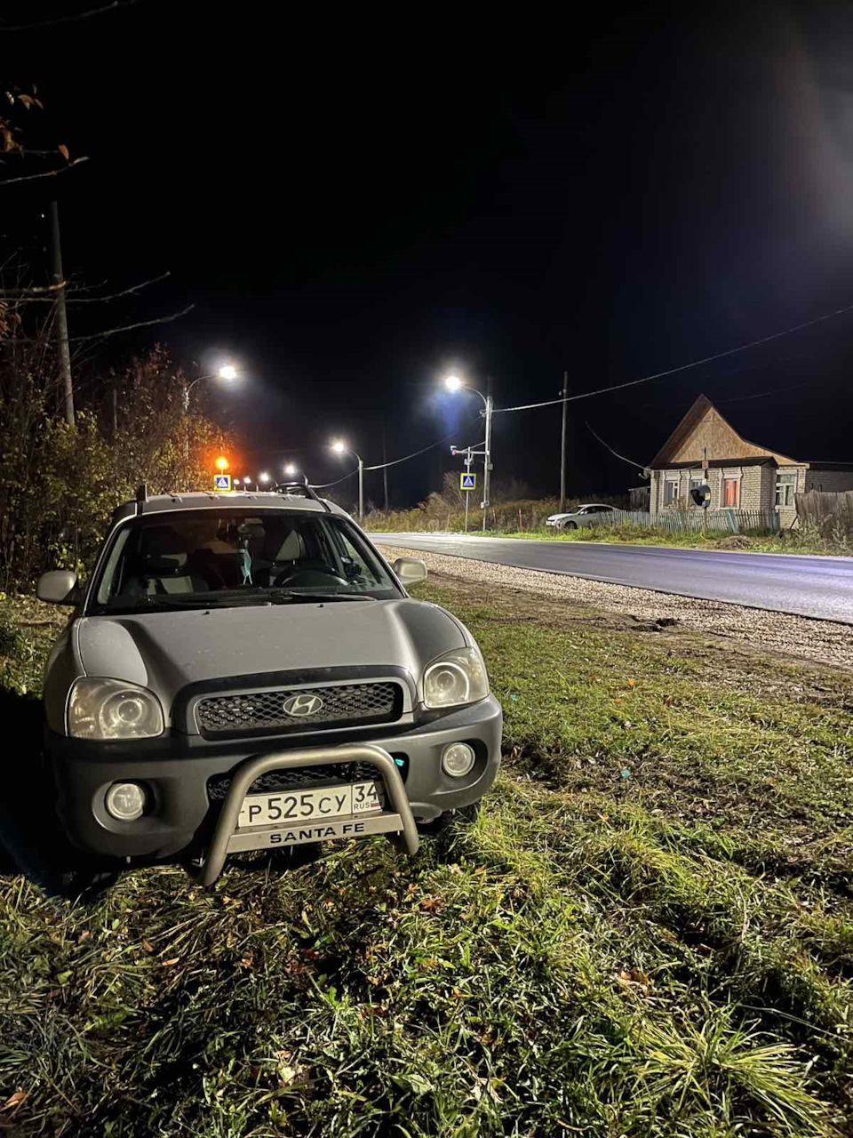 20 Дедушка на селе или родная стихия — Hyundai Santa Fe (1G), 3,5 л, 2003  года | наблюдение | DRIVE2