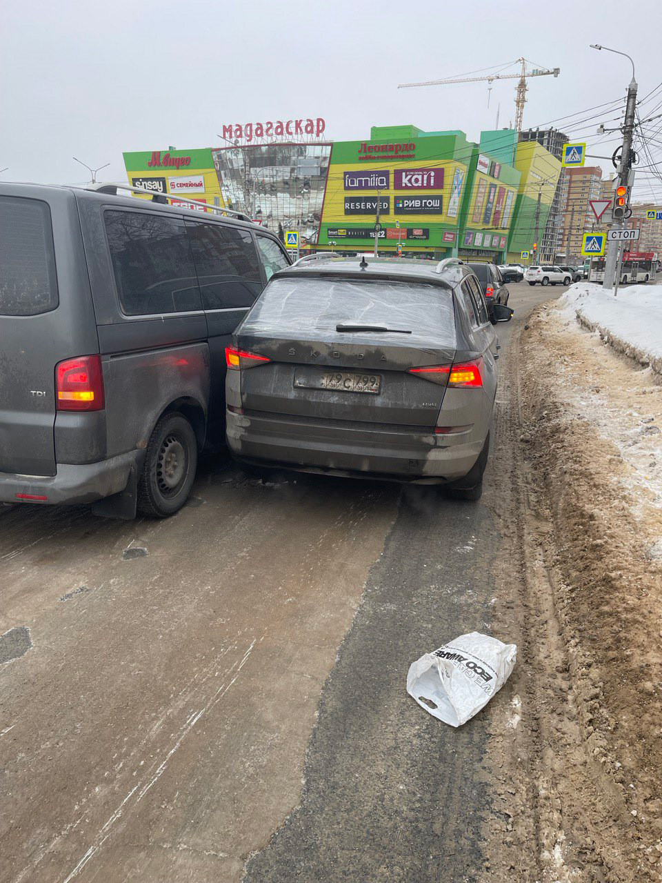 Нелепое зимнее ДТП. Прием авто после ремонта по КАСКО. Ремонт от дилера в  своём стиле. — Skoda Kodiaq, 2 л, 2019 года | ДТП | DRIVE2