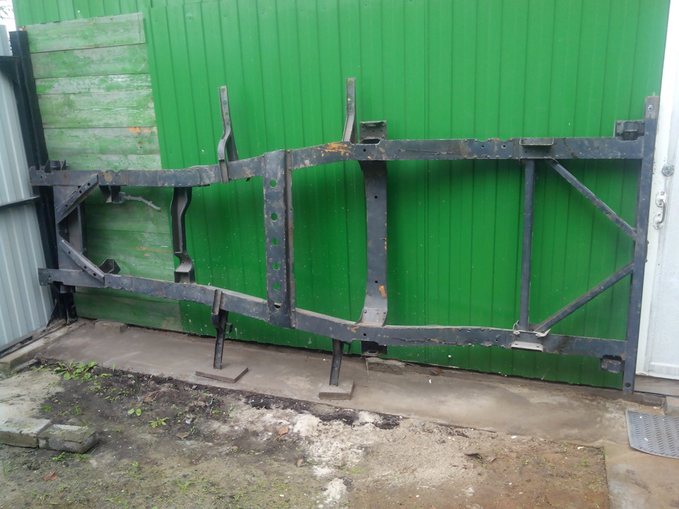 Восстановление Газ-69. Часть 8. Рама — ГАЗ 69, 2,5 л, 1965 года ...