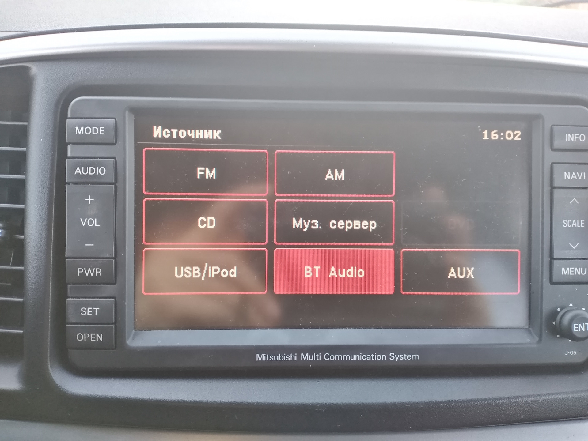 Как подключить телефон к машине мицубиси Шумовой фон динамиков при работе MMCS в режиме USB и Bluetooth - Mitsubishi Paje
