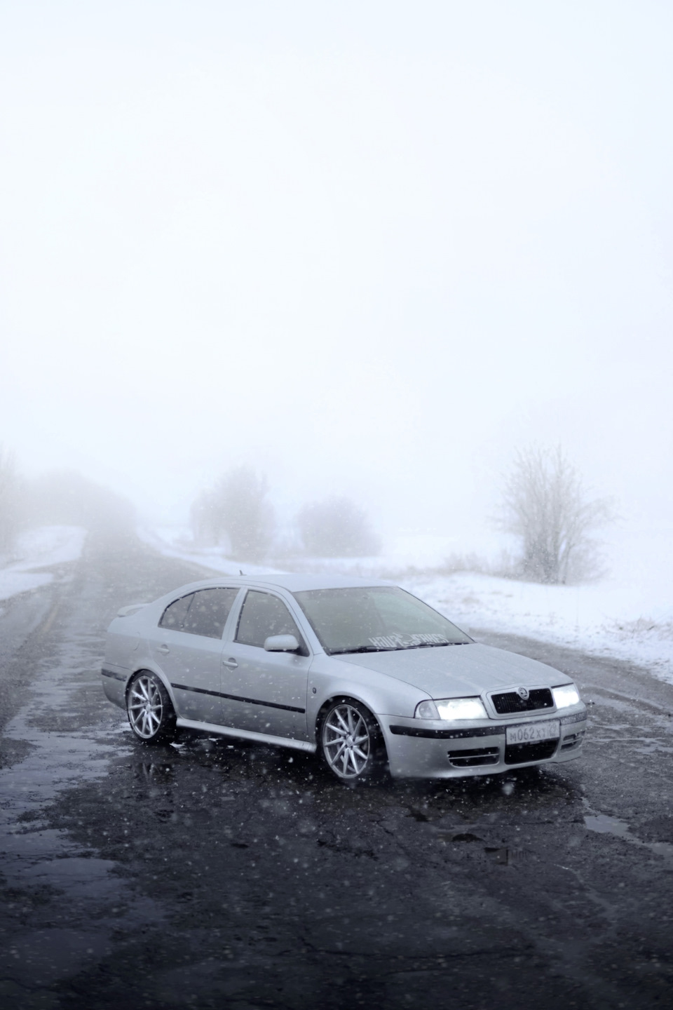 Снежный фотосет Skoda Octavia Tour — DRIVE2