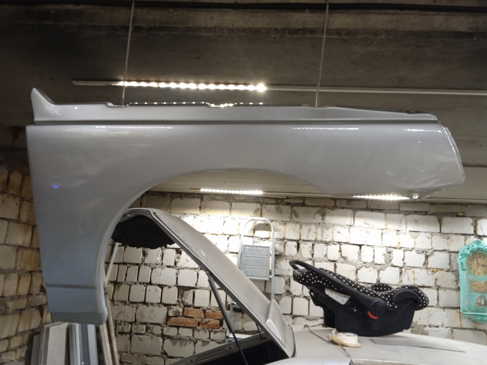 Ваз 2112 наконец то закончил с правым крылом. Или как я убирал косяки с ...