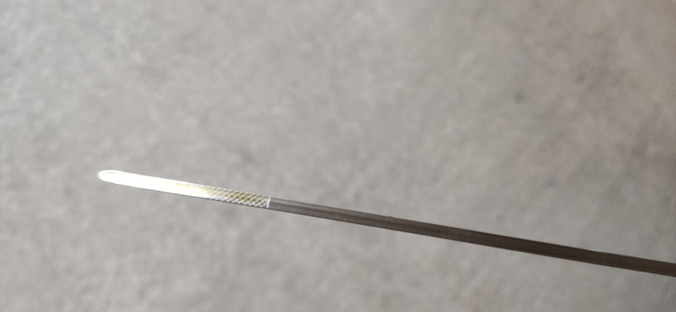 на фото видно плохо, но не достает 2-3мм до максимума — Toyota Corolla Fielder (E160)