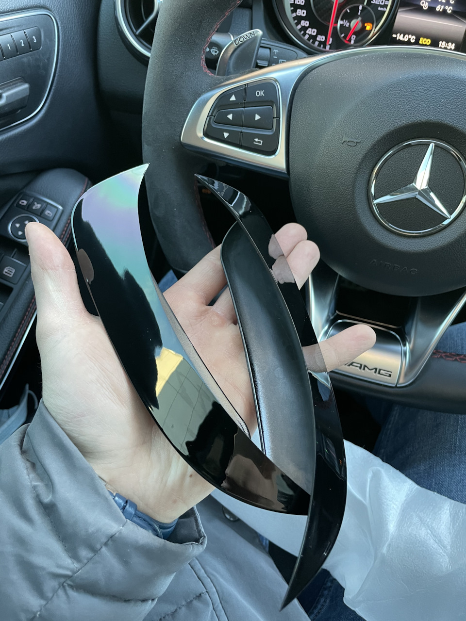 Элероны заднего бампера — Mercedes-Benz GLA 45 AMG, 2 л, 2020 года ...