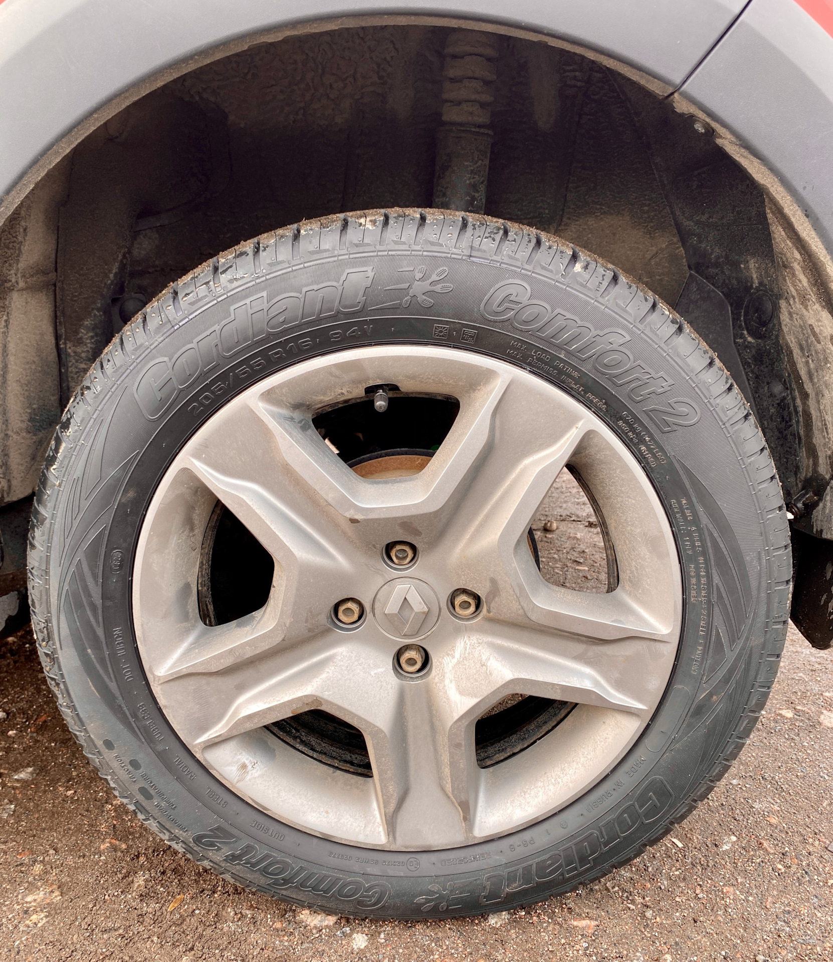 Новая летняя резина Cordiant Comfort 2 — Renault Sandero Stepway (2G ...