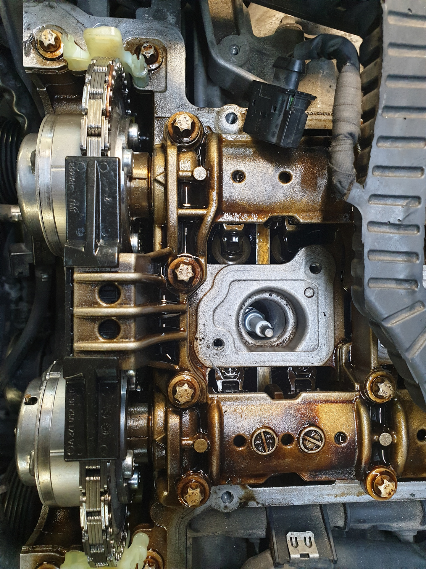 Замена цепи грм и муфт 271 мотор — Mercedes-Benz C-class (W204), 1,8 л ...