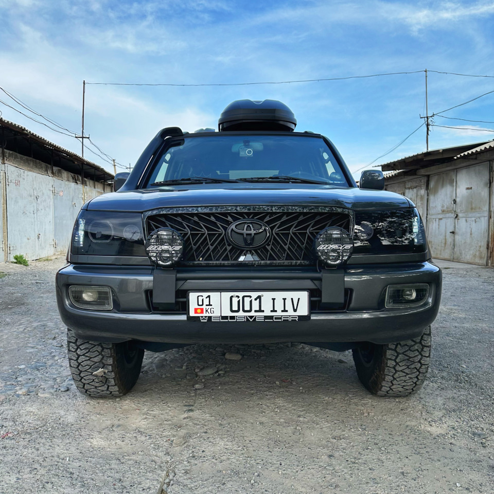 🚘: Вернулся к стоковому бамперу (тюнинг) — Toyota Land Cruiser 100, 4,7 л,  2003 года | тюнинг | DRIVE2