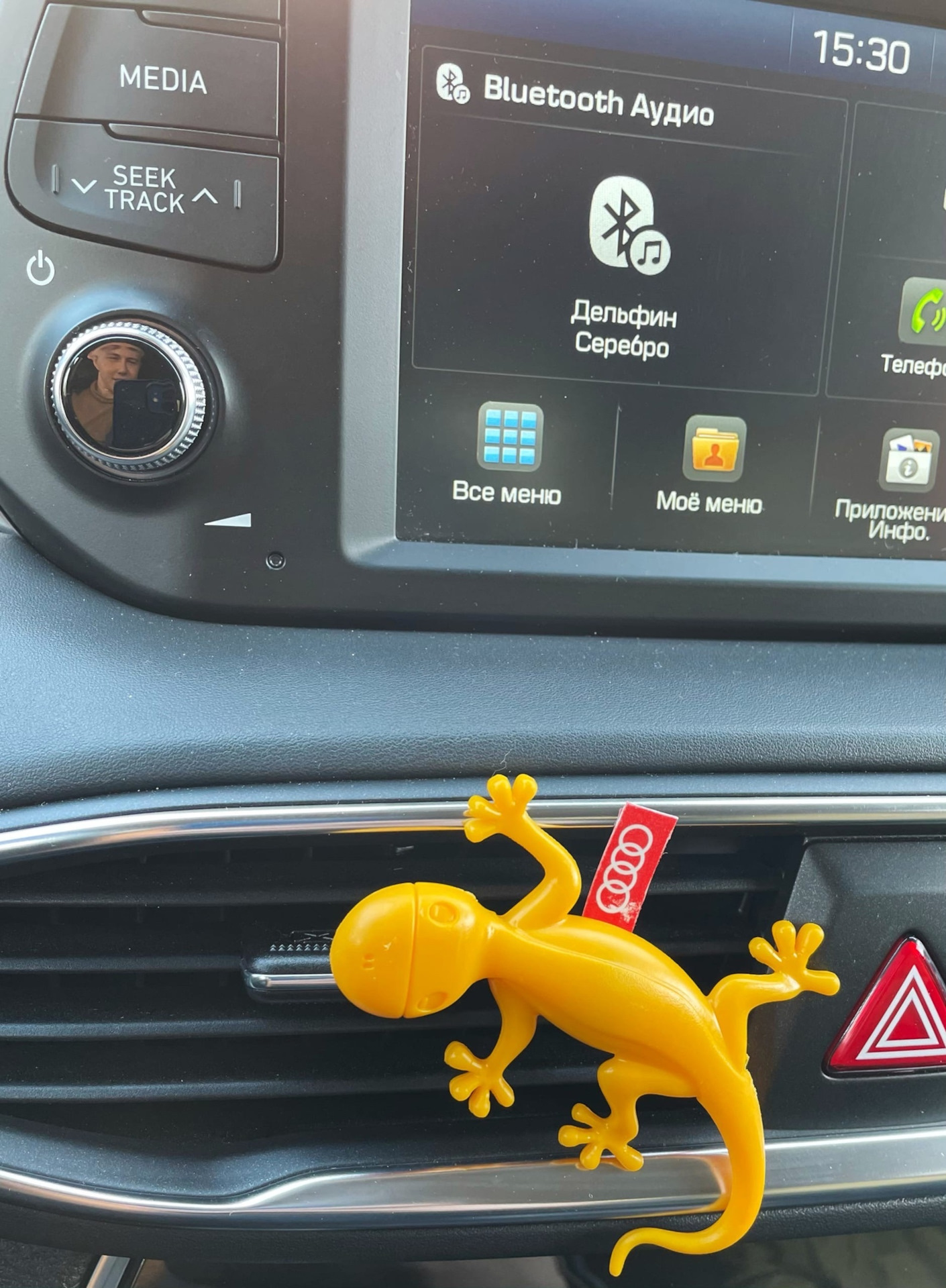Ароматизатор геккон от Audi — Hyundai Santa Fe (4G), 2,4 л, 2019 года ...