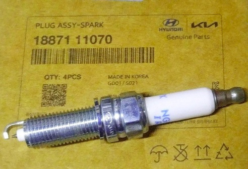 1887111070 Свечи зажигания KIA HYUNDAI | Запчасти на DRIVE2