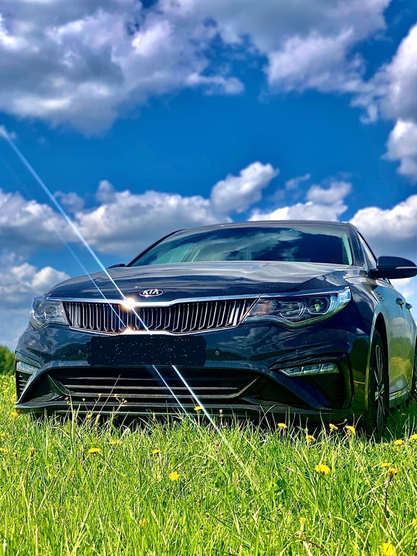 Моя Синяя любовь — KIA Optima (4G), 2,4 л, 2018 года | фотография | DRIVE2