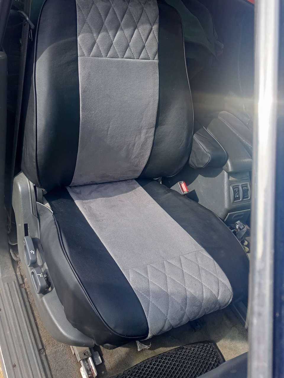 Чехлы на сидения Паджеро 2 — Mitsubishi Pajero (2G), 2,8 л, 1998 года ...