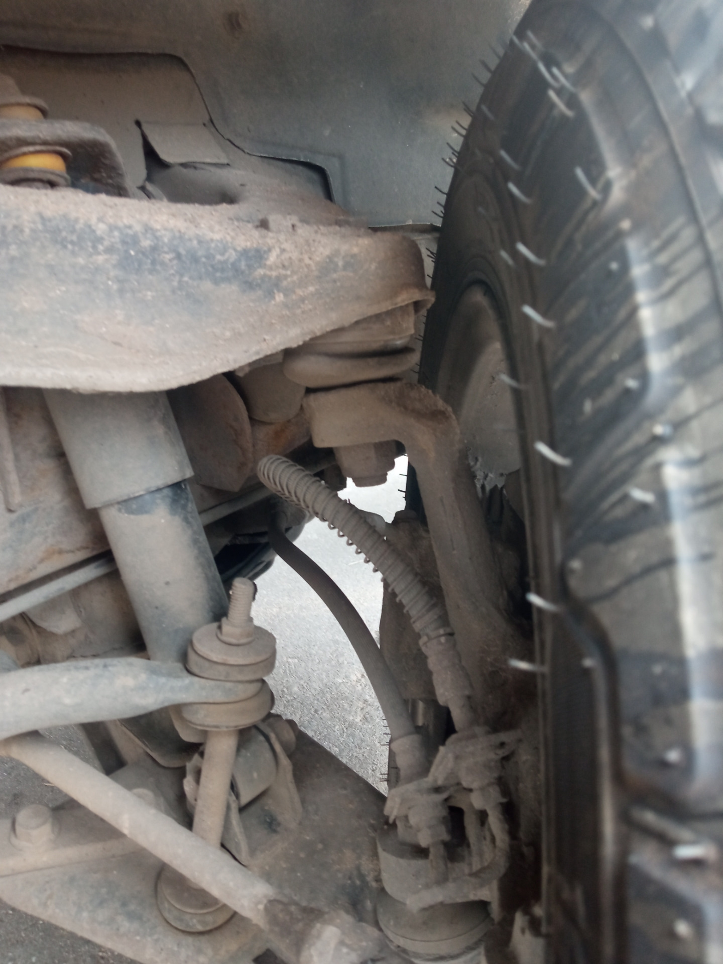 Стойка стабилизатора портер 1 — Hyundai Porter (3G), 2,5 л, 2008 года ...
