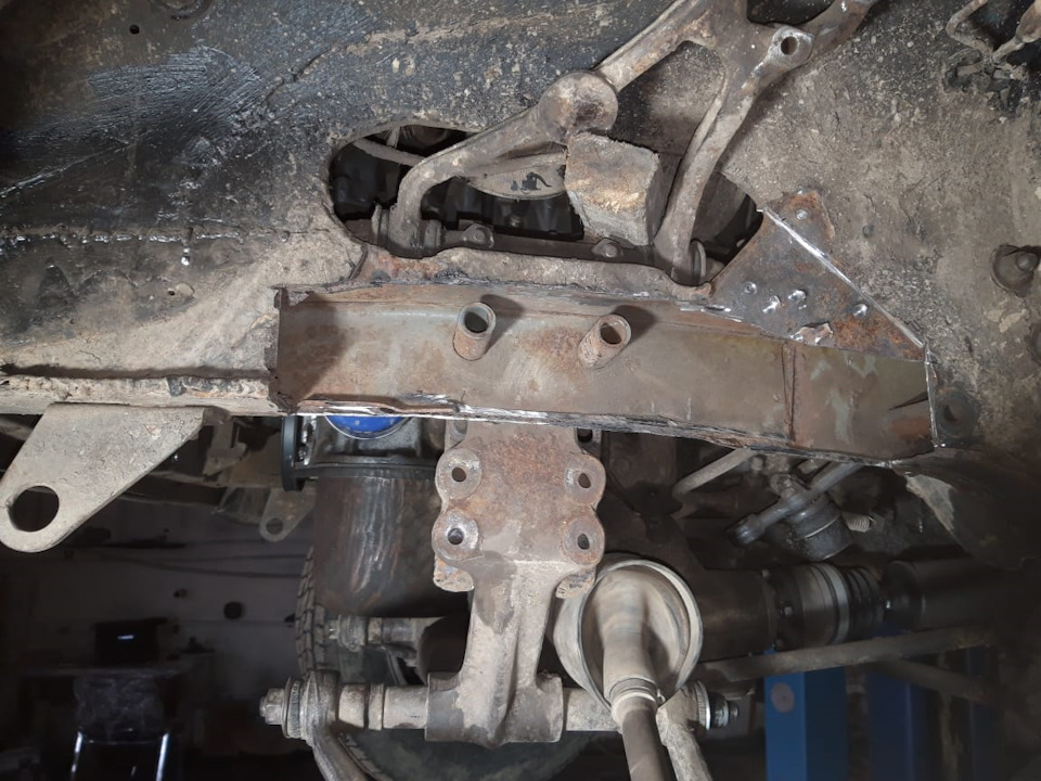 Ремонт передних лонжеронов — Lada 4x4 3D, 1,7 л, 1997 года | своими ...