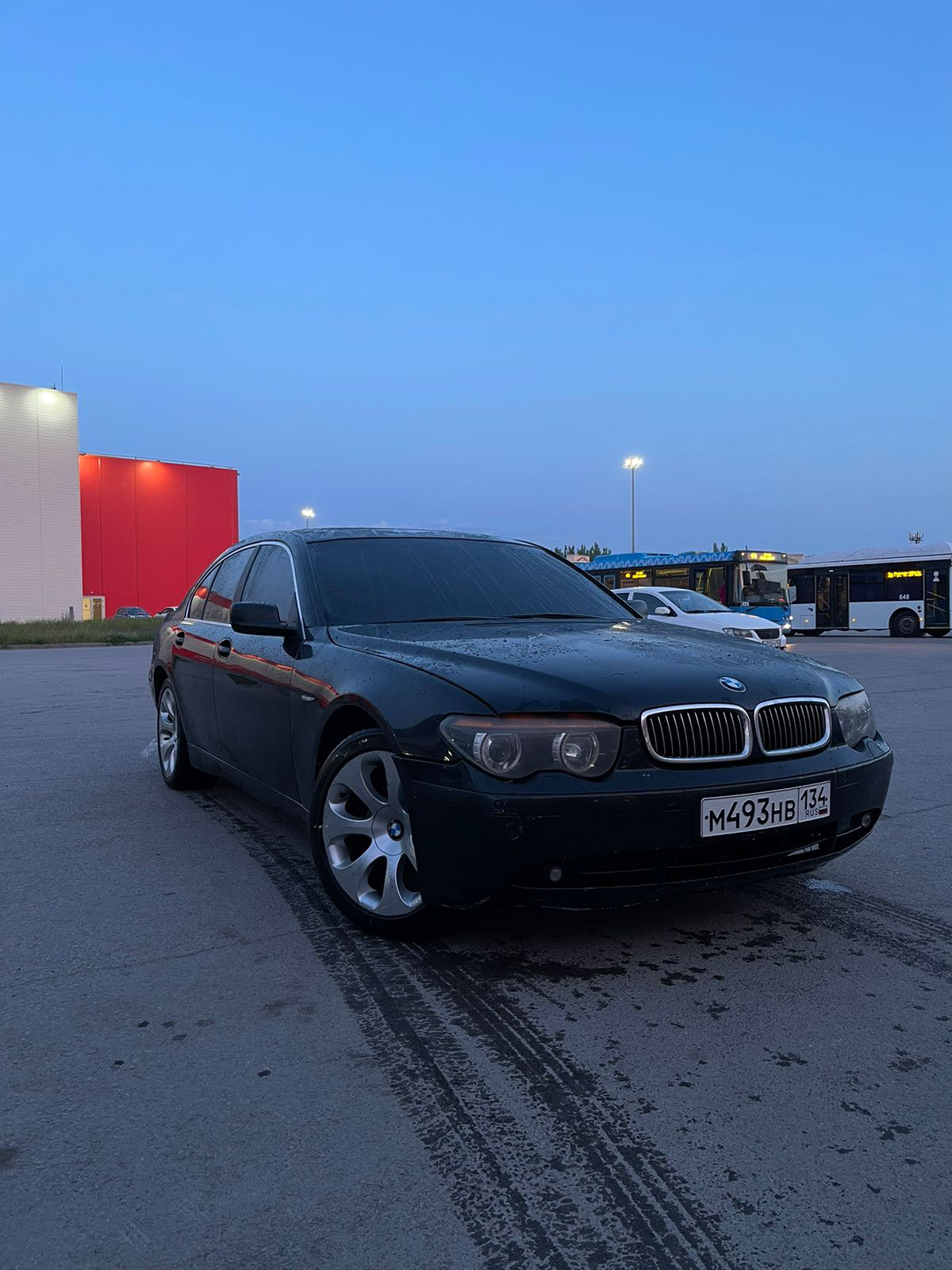 Фото черный бумер — BMW 7 series (E65/E66), 3,6 л, 2003 года | плановое ...