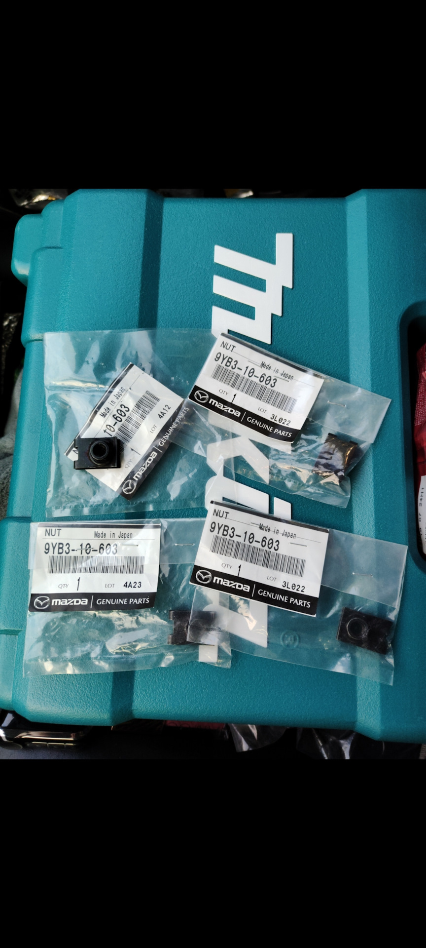 9YB310603 КЛИПСА / NUT Mazda | Запчасти на DRIVE2