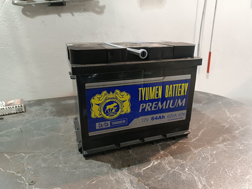 Аккумулятор Тюмень 64 о.п. PREMIUM — Lada Vesta, 1,6 л, 2018 года ...