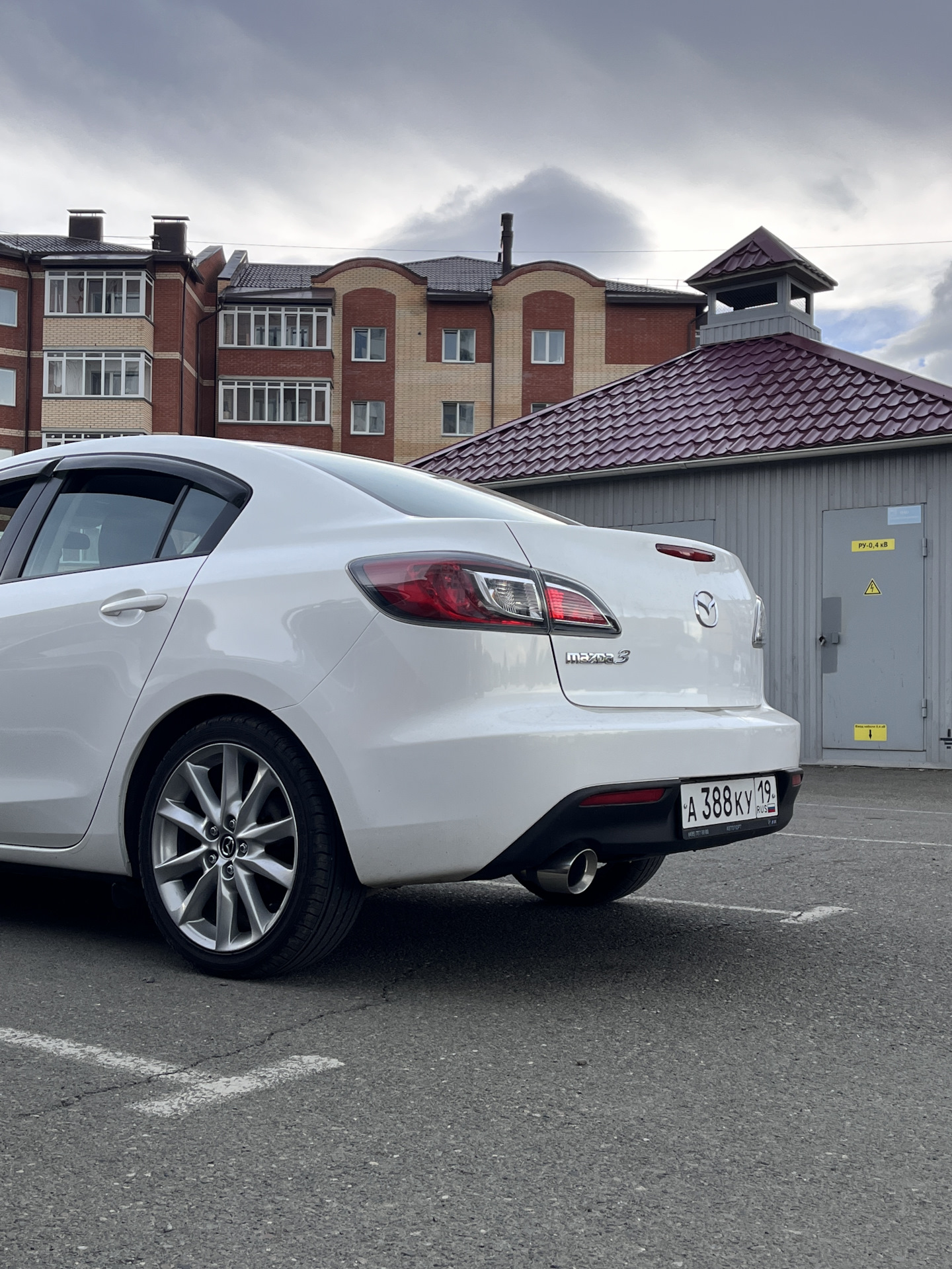 Насадка на глушитель — Mazda 3 (2G) BL, 1,6 л, 2010 года | стайлинг ...