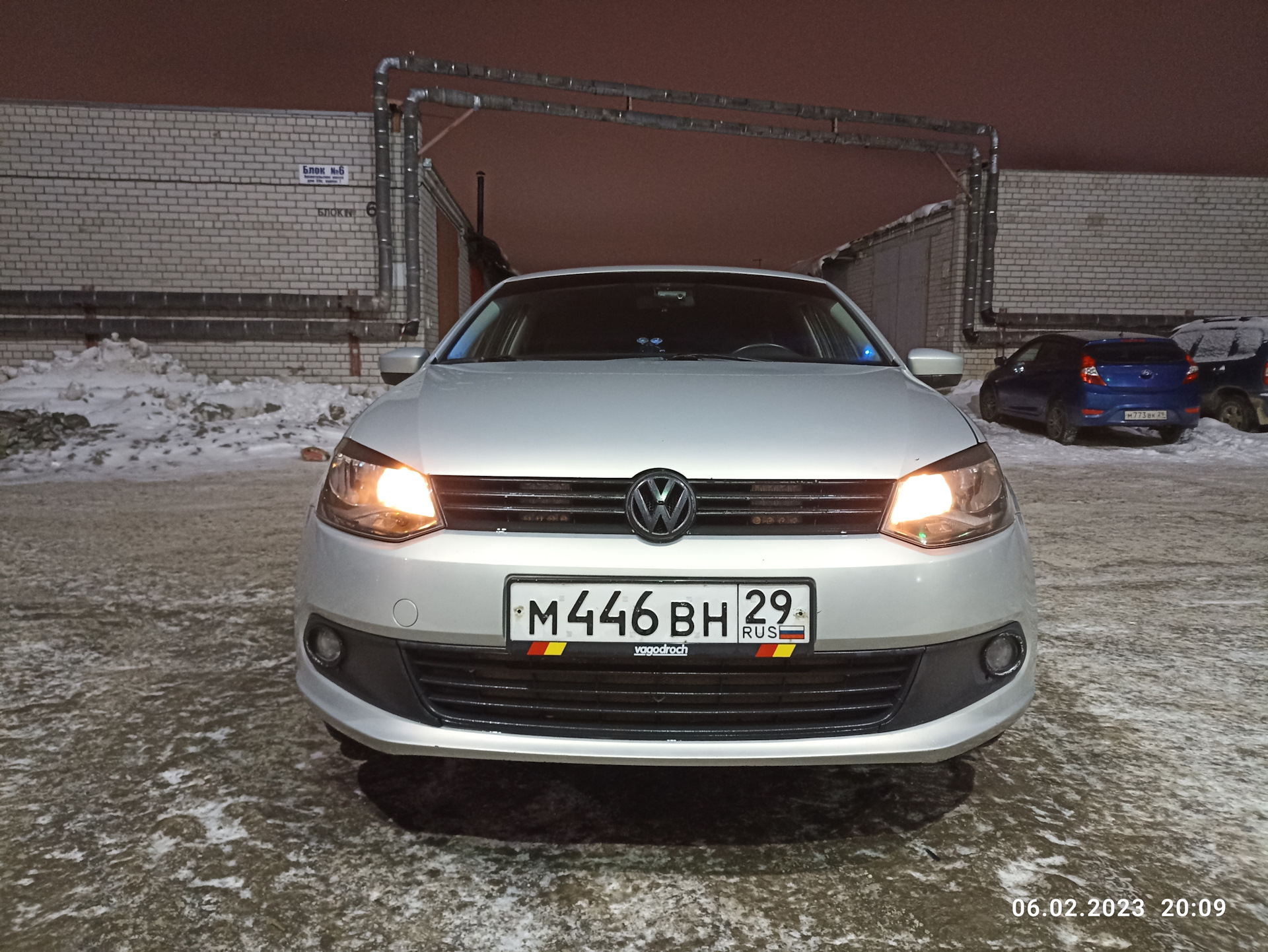 ДХО- на поло седан — Volkswagen Polo Sedan, 1,6 л, 2014 года | тюнинг ...