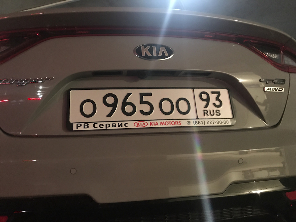 Фото в бортжурнале KIA Stinger
