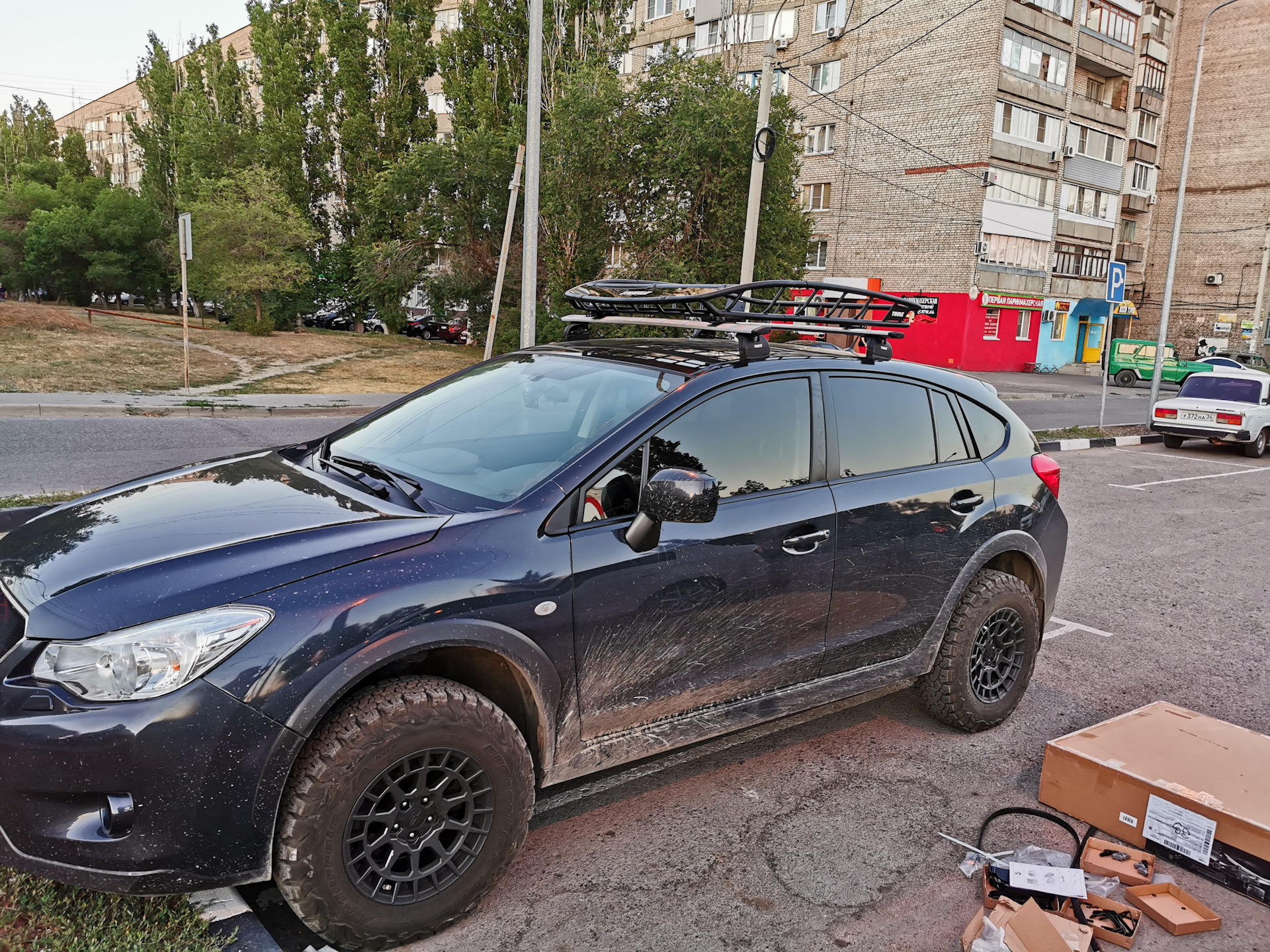 Thule Canyon XT Subaru XV 1G 1 6 2012