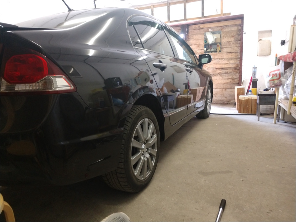 Установка проставок на колеса 5мм — Honda Civic Hybrid (2G), 1,3 л ...