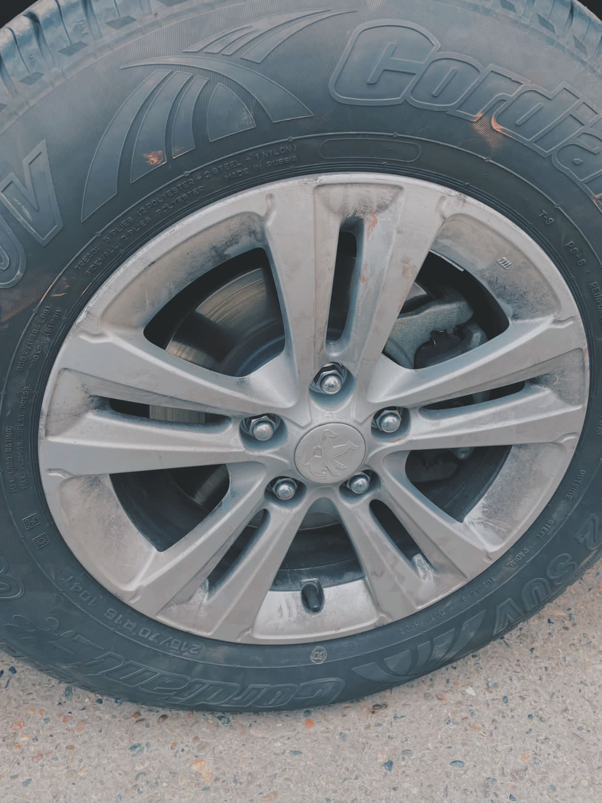 Замена шпилек колеса — Peugeot 4008, 2 л, 2014 года | визит на сервис ...