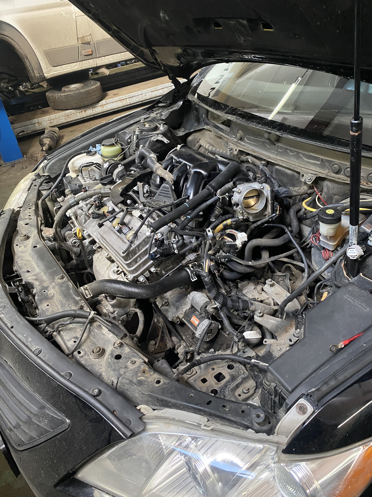 Как снять двигатель камри 30 Ремонт ДВС Toyota Camry 3.5 xv40 - Toyota Camry (XV40), 3,5 л, 2008 года визит н