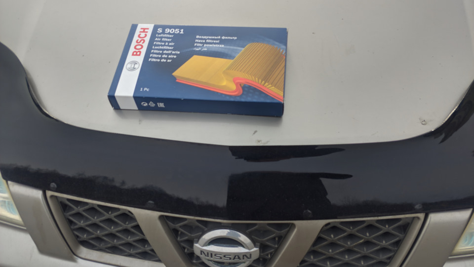 Воздушный фильтр, для себя — Nissan X-Trail I (t30), 2,2 л, 2005 года ...