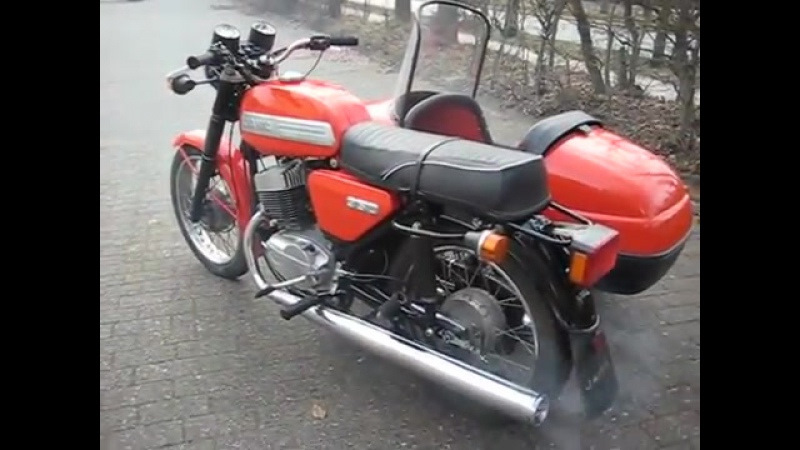 Jawa 350 638 с коляской