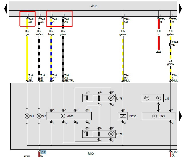Skoda octavia a7 схема