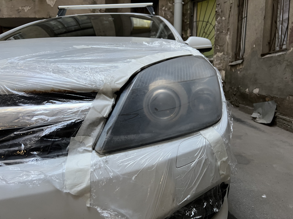 Ожидал, что фара будет более матовая, может не дошкурил? — Opel Astra H GTC