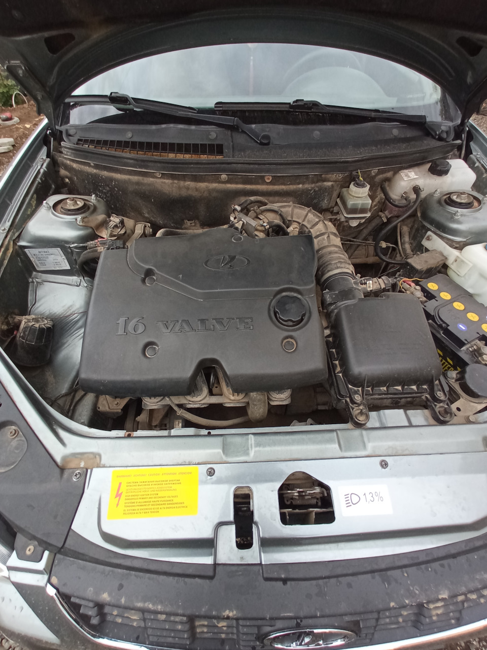 Наклейки на бампер приора — Lada Приора седан, 1,6 л, 2008 года ...