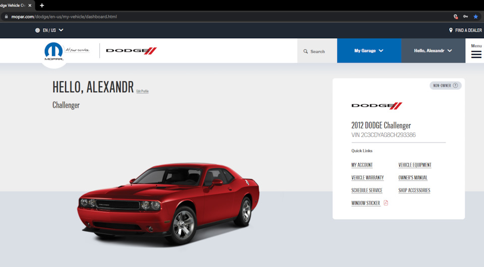 Фото в бортжурнале Dodge Challenger