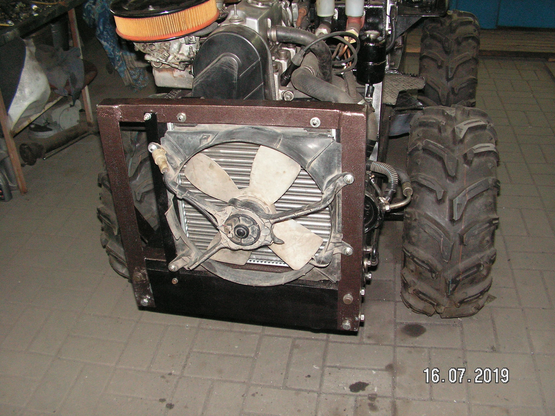 Радиатор минитрактор мотоблок мкм 3 премиум