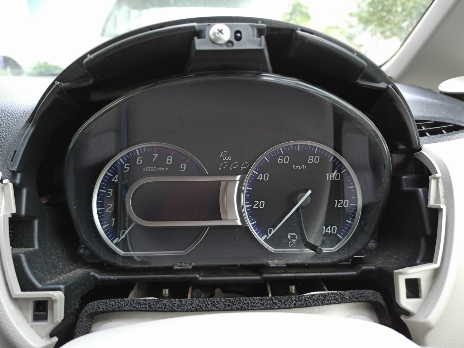 Спидометр с тахометром / замена — Mitsubishi eK (3G), 0,7 л, 2015 года ...