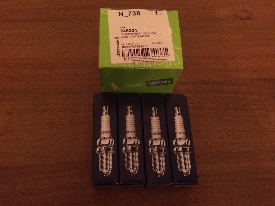 Пропуски зажигания, замена свечей и резиновых наконечников на катушке ...