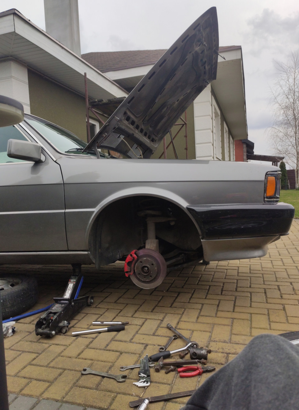 Стучит подвеска — Audi 80 (B2), 1,8 л, 1985 года | поломка | DRIVE2