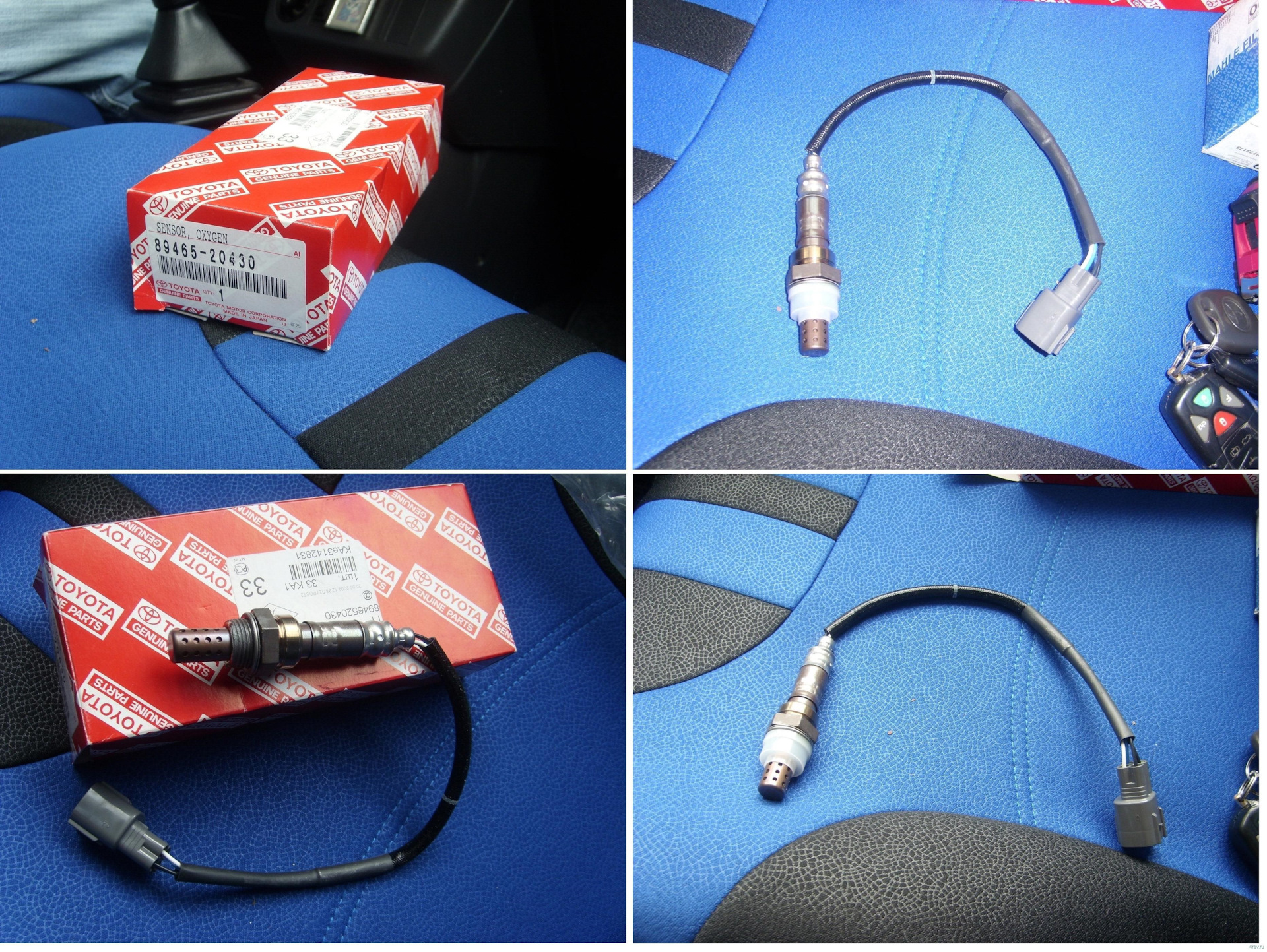 Замена лямбда-зонда (кислородного датчика) на выхлопе — Toyota RAV4 (I ...