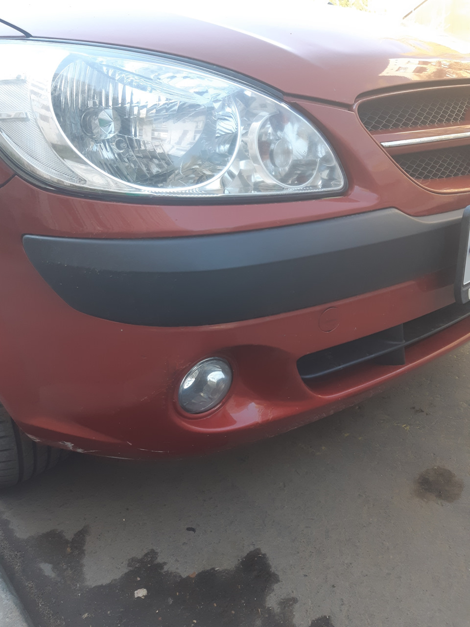 Подкрашиваем сколы — Hyundai Getz, 1,4 л, 2006 года | своими руками | DRIVE2