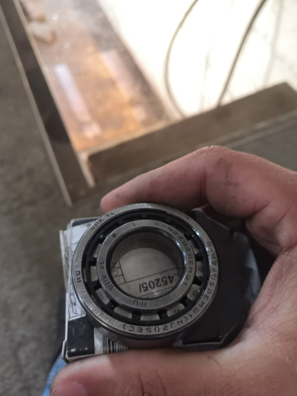 Передний волжский родной, вместо него поставили koyo — Lada Granta