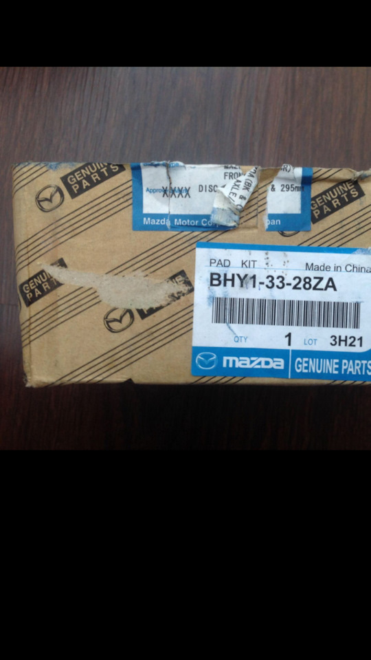 Колодки тормозные передние на Mazda 3 (3G) BM, Mazda CX-3. | 11 000 ₽ в ...