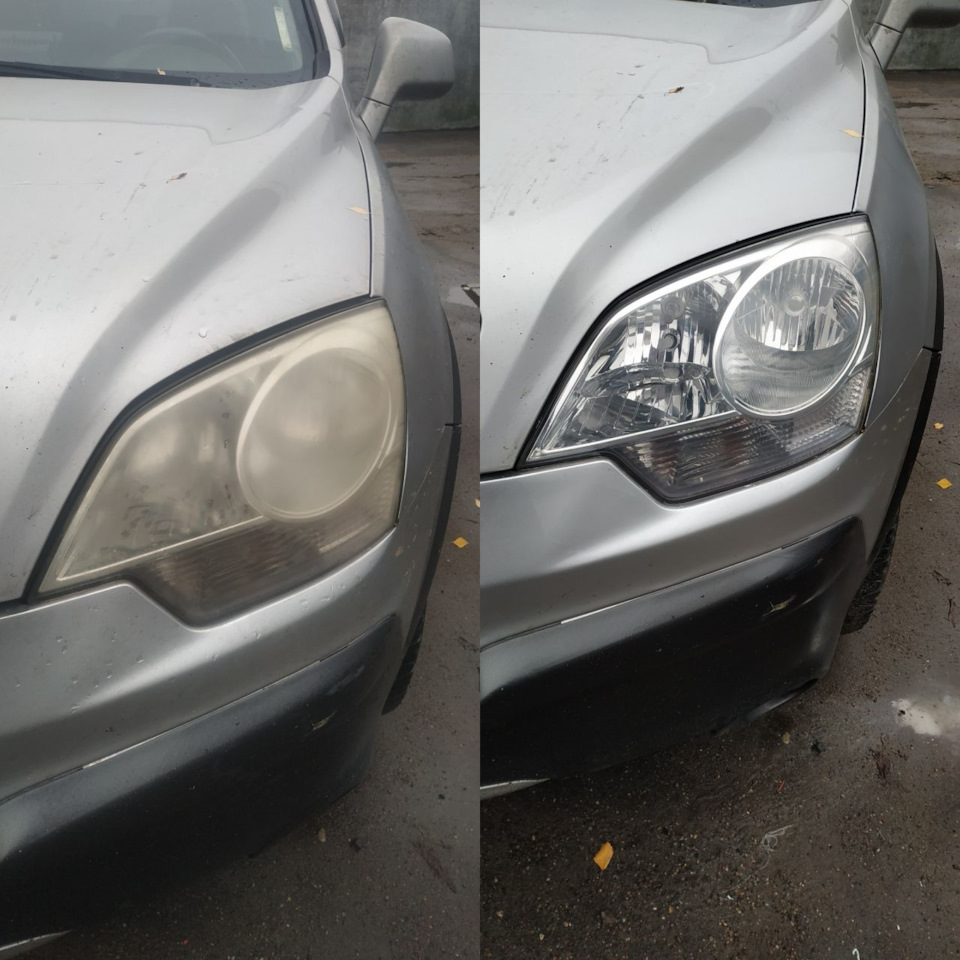 Полировка фар Опель Антара — Opel Antara, 2 л, 2007 года | стайлинг ...