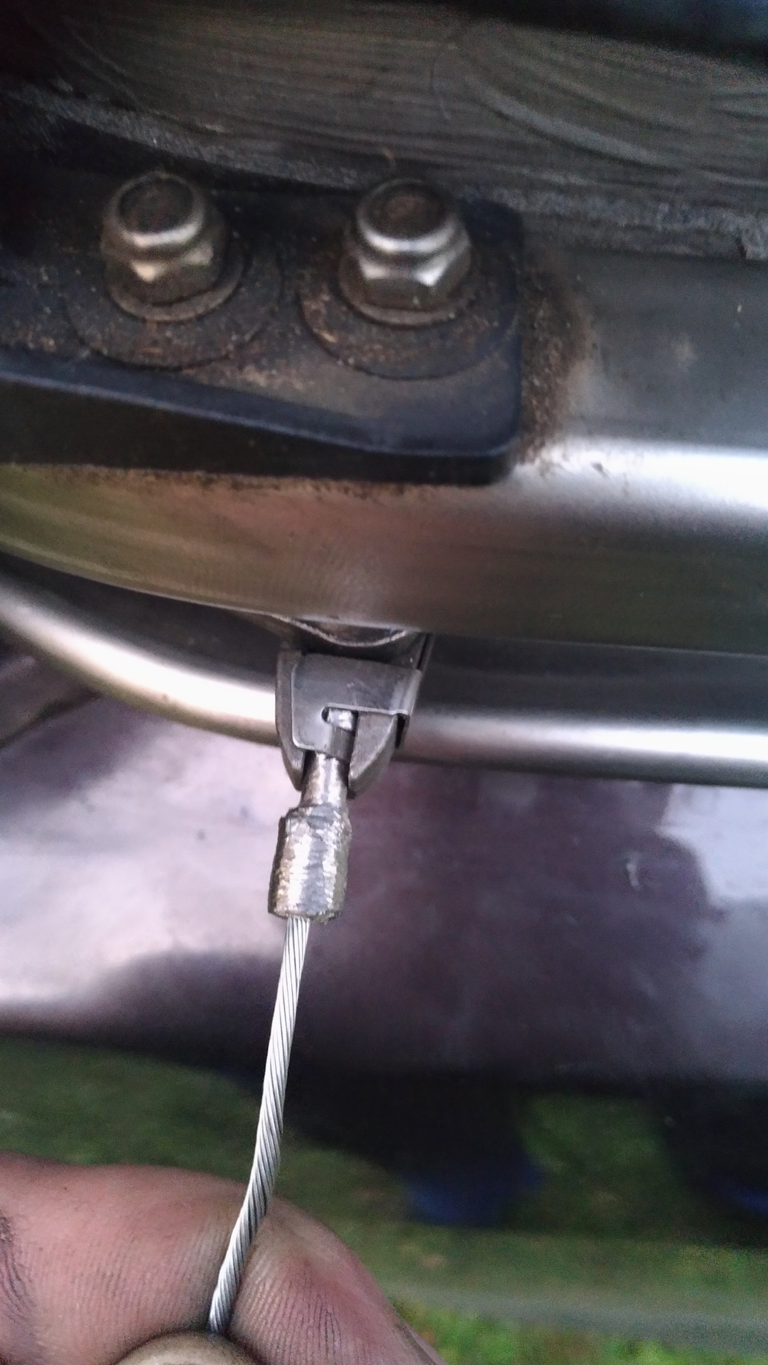 замена тросика сдвижной двери