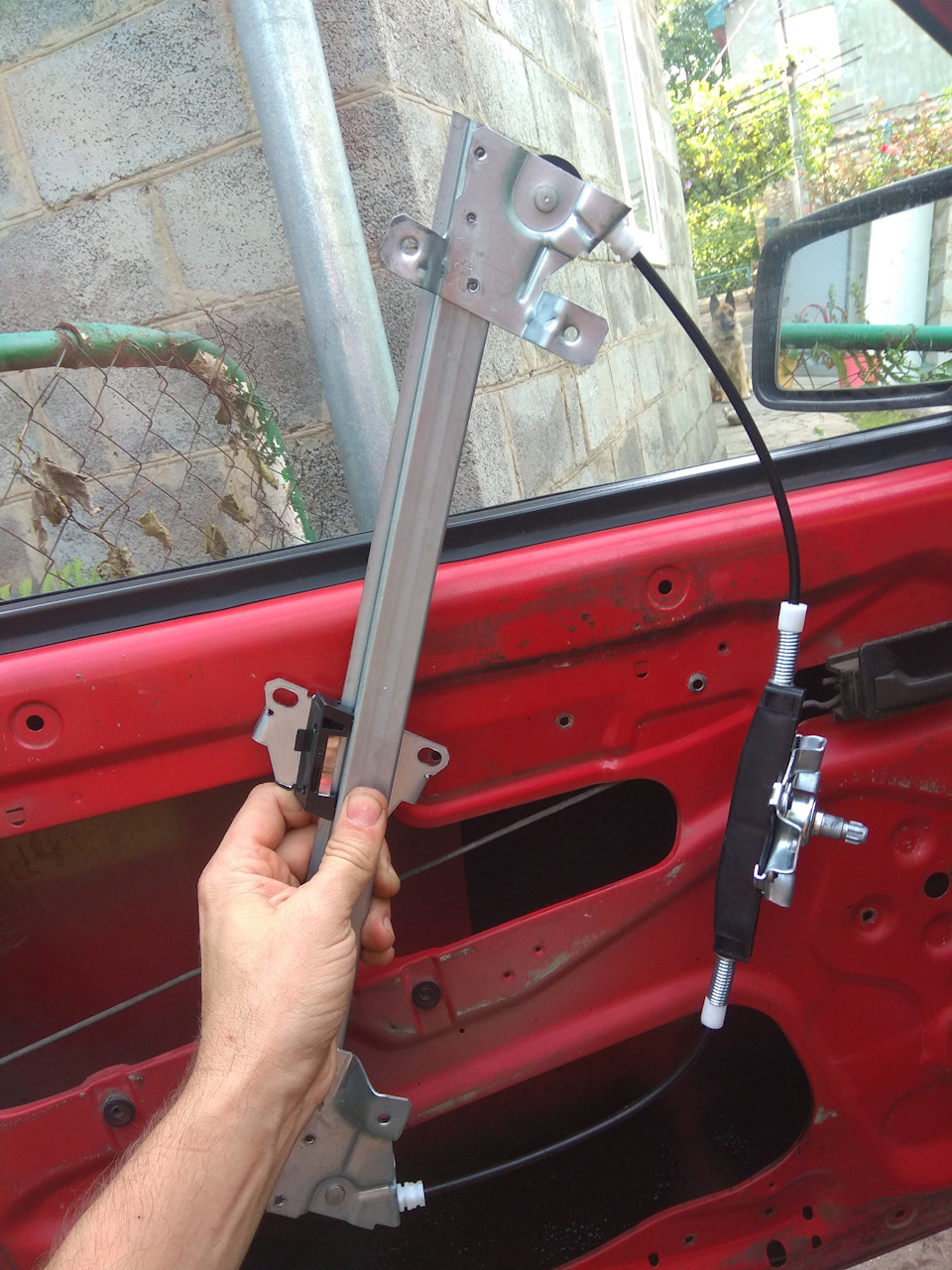 Замена стеклоподъемника! — Opel Kadett E, 1,3 л, 1986 года | своими ...