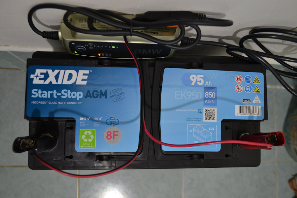 АКБ AGM, ролик — не виновник, ток утечки — BMW 5 series (E60), 4,4 л ...