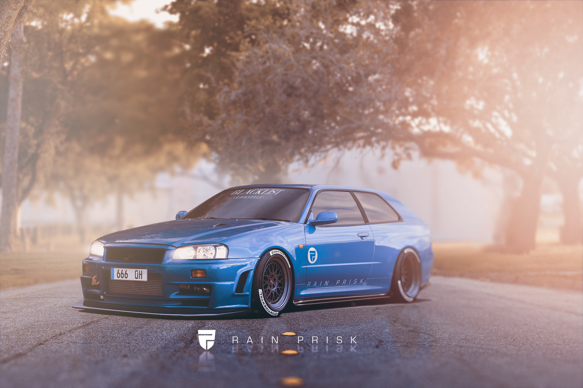 Nissan GTR r34 stance