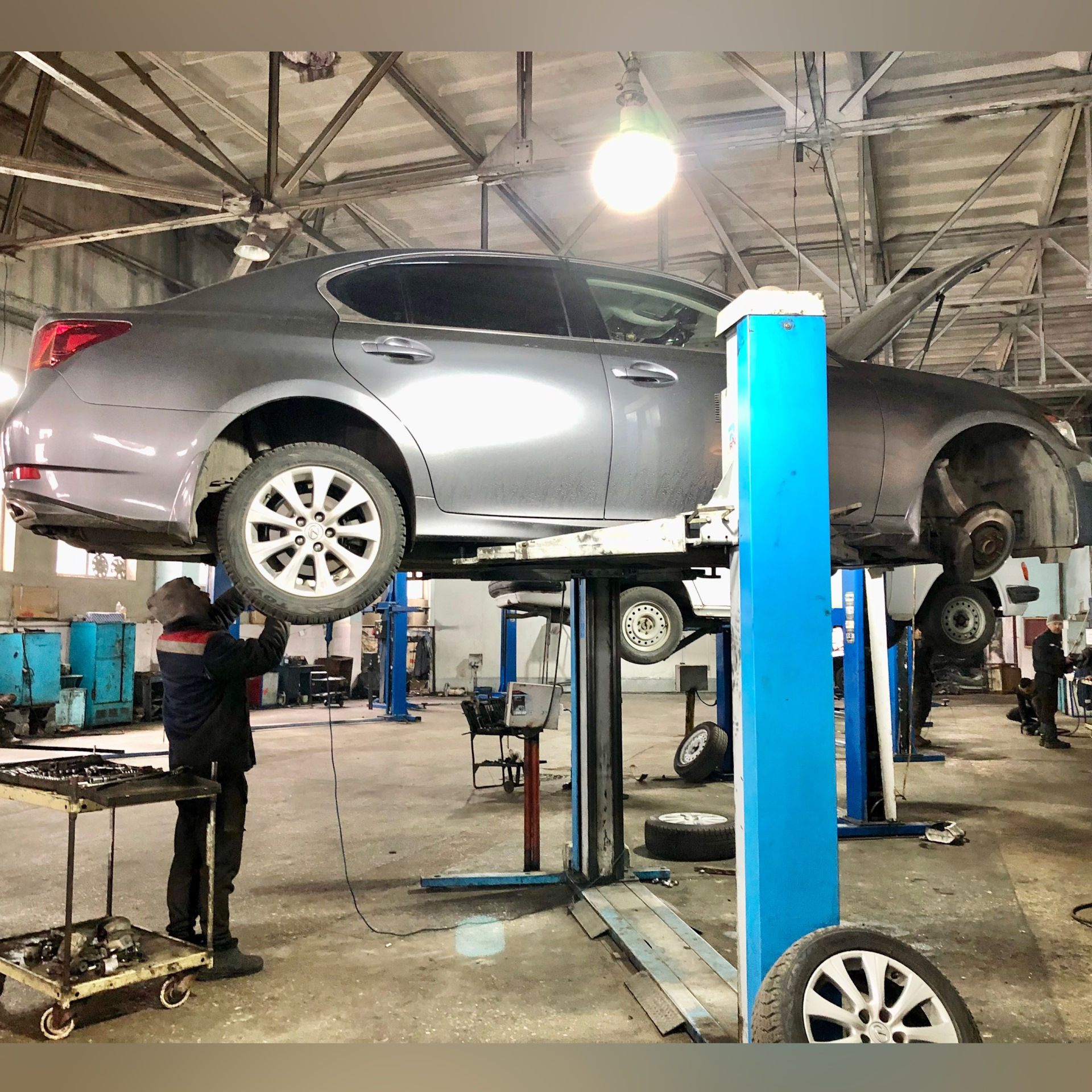 Клиренс Lexus GS L10 -Полиуретановые проставки — Lexus GS (L10), 2,5 л ...