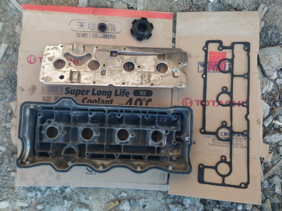 Разбор и очистка клапанной крышки 3/4S-FE — Toyota Corona (T190), 1,8 л ...